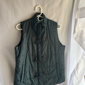 Bagatelle Dark Green Quilted Vest